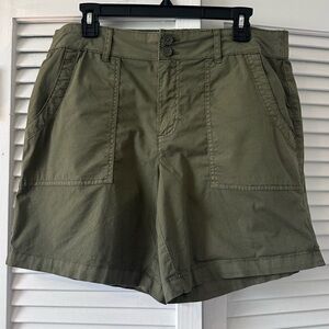 Sanctuary Standard Surplus Women's Shorts in Olive Green Size 30 waist